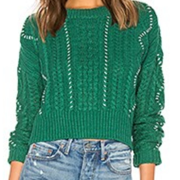 Lovers + Friends Sweaters - Lovers and Friends Serenity Sweater in Emerald